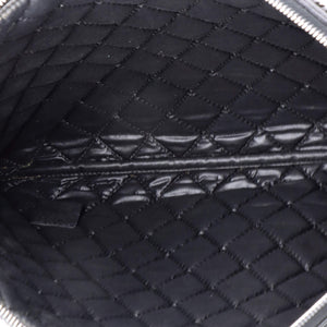 Boy O Case Clutch Quilted Lambskin with Chain Detail Large