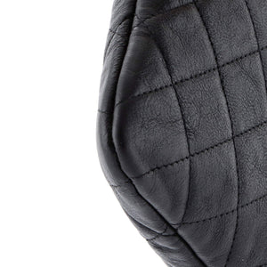 Boy O Case Clutch Quilted Lambskin with Chain Detail Large