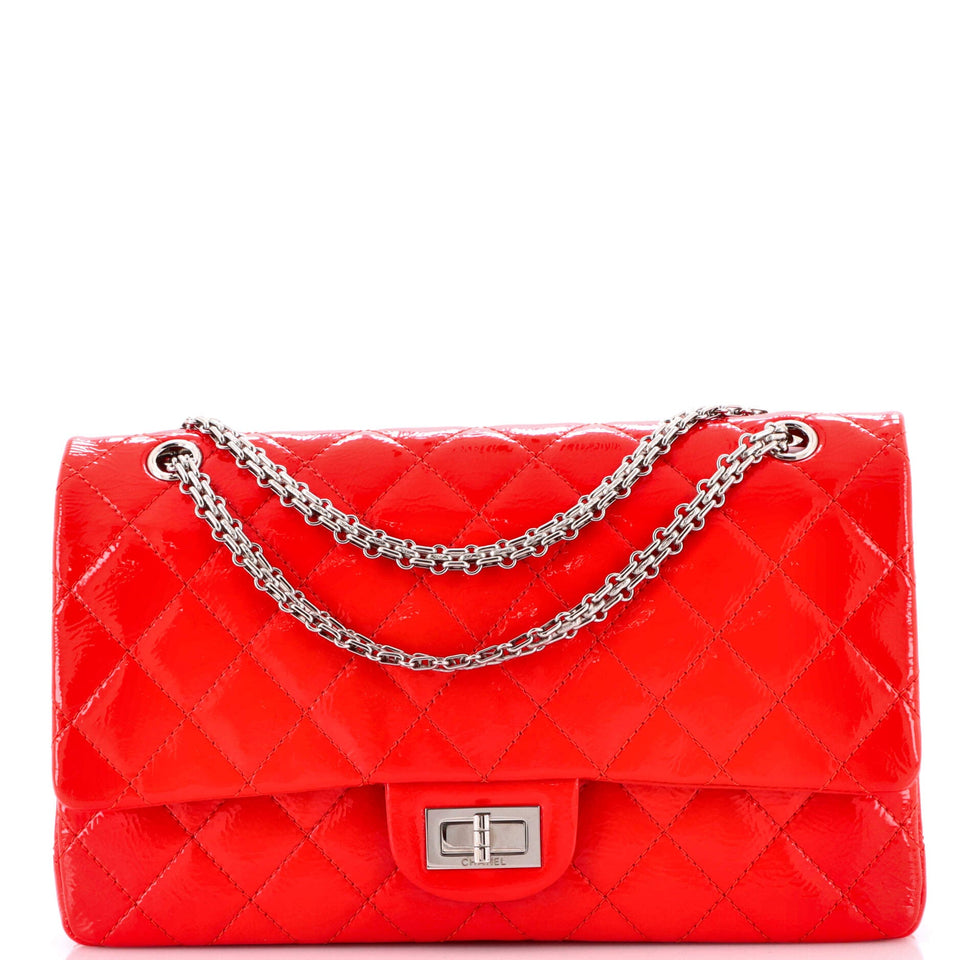 Reissue 2.55 Flap Bag Quilted Crinkled Patent 227