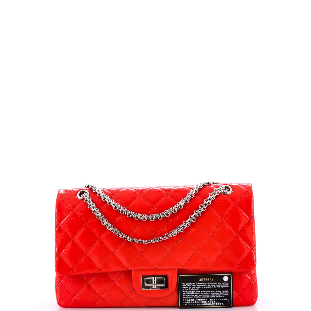 Reissue 2.55 Flap Bag Quilted Crinkled Patent 227