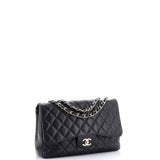 Classic Single Flap Bag Quilted Caviar Jumbo