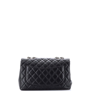 Classic Single Flap Bag Quilted Caviar Jumbo