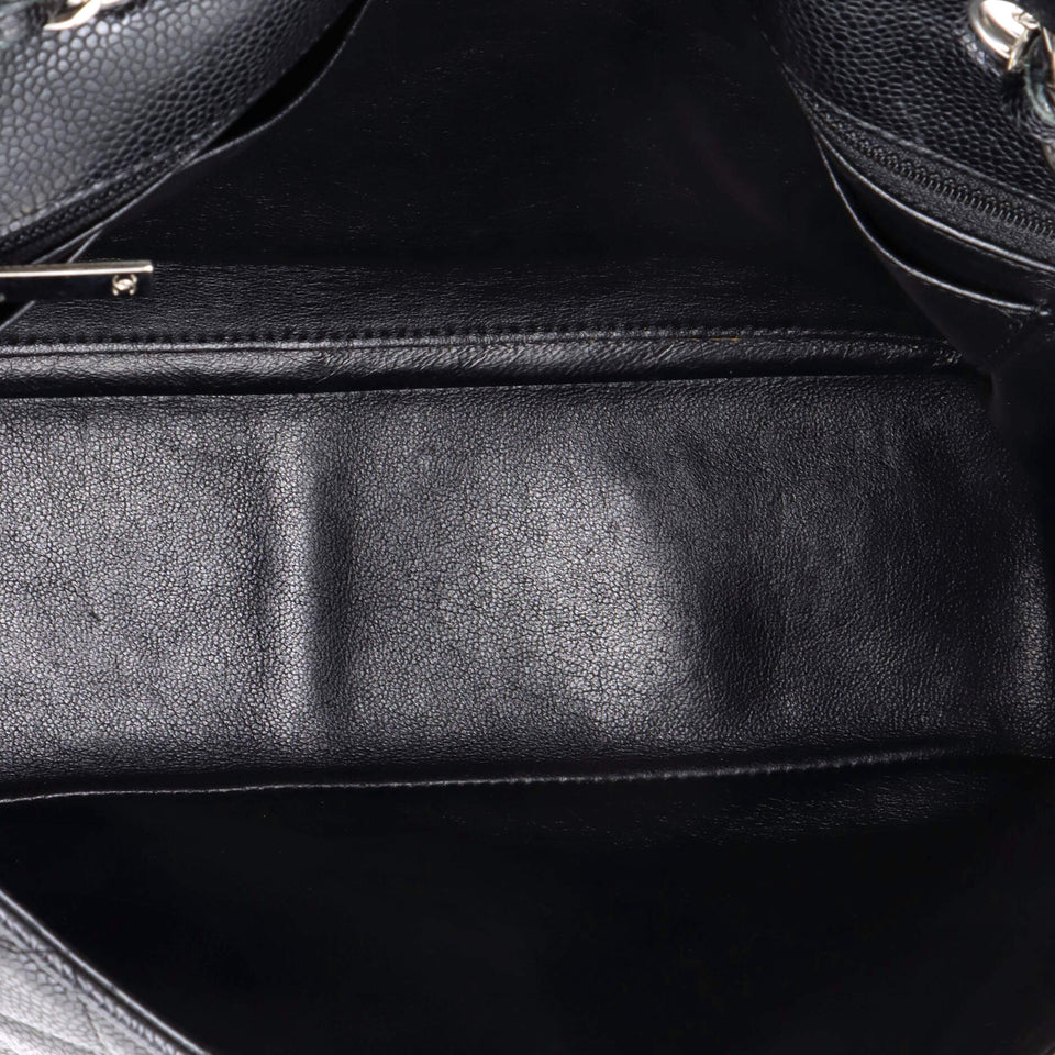 Classic Single Flap Bag Quilted Caviar Jumbo