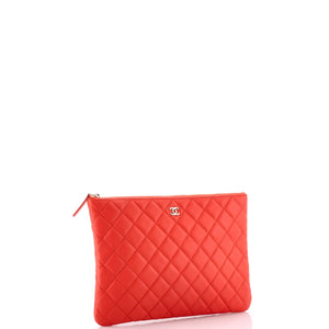 O Case Clutch Quilted Lambskin Medium