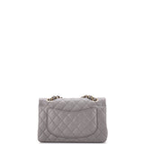 Classic Double Flap Bag Quilted Caviar Small