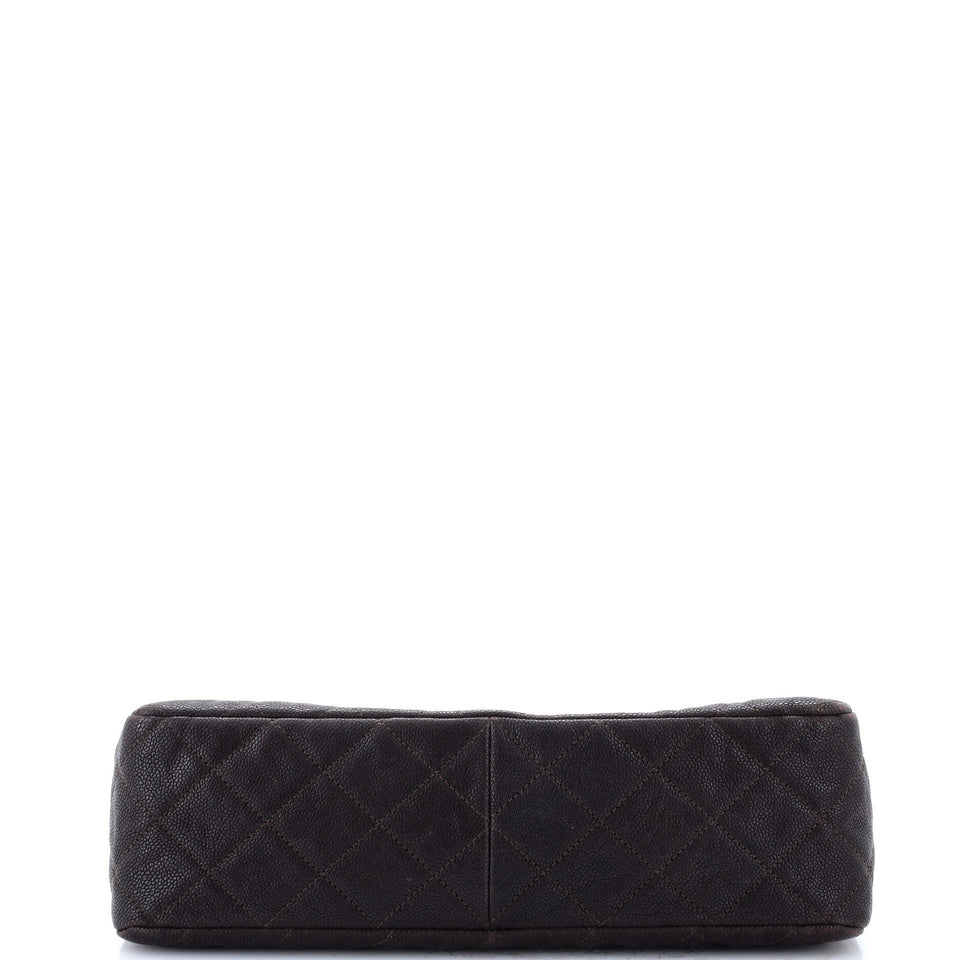 Bijoux Chain Reissue 2.55 Flap Bag Quilted Caviar 227