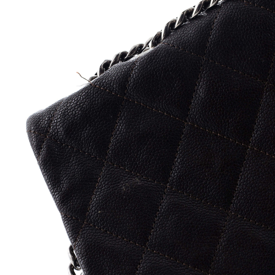 Bijoux Chain Reissue 2.55 Flap Bag Quilted Caviar 227