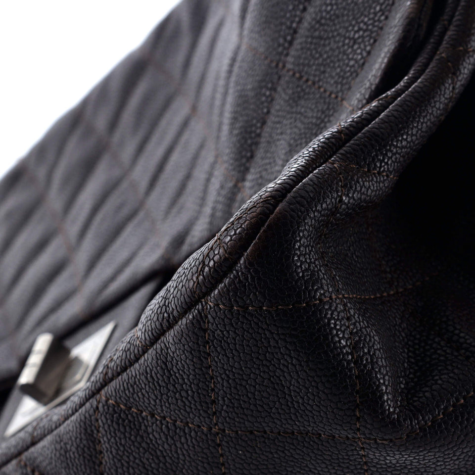 Bijoux Chain Reissue 2.55 Flap Bag Quilted Caviar 227