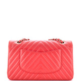Classic Double Flap Bag Chevron Calfskin Medium