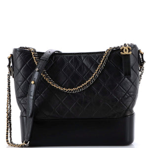 Gabrielle Hobo Quilted Aged Calfskin Large