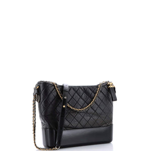 Gabrielle Hobo Quilted Aged Calfskin Large