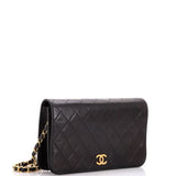 Vintage Full Flap Bag Quilted Lambskin Medium