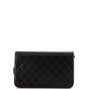 Vintage Full Flap Bag Quilted Lambskin Medium