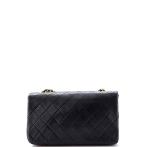 Vintage Full Flap Bag Quilted Lambskin Medium