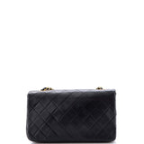 Vintage Full Flap Bag Quilted Lambskin Medium