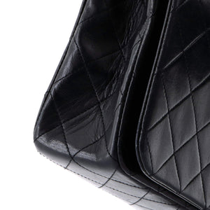 Vintage Full Flap Bag Quilted Lambskin Medium