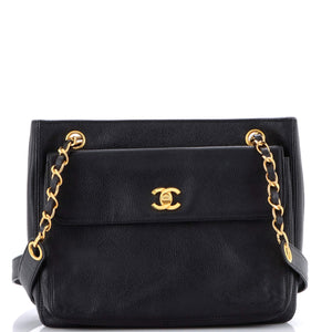 Vintage Timeless Chain Shoulder Bag Caviar Medium