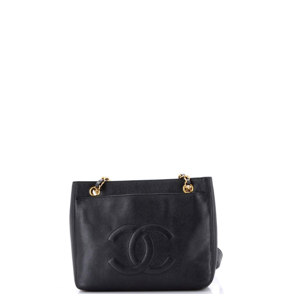 Vintage Timeless Chain Shoulder Bag Caviar Medium