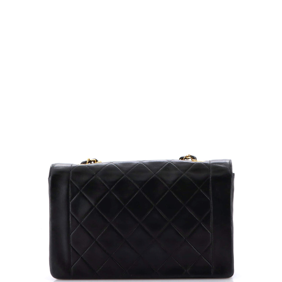 Vintage Diana Flap Bag Quilted Lambskin Medium
