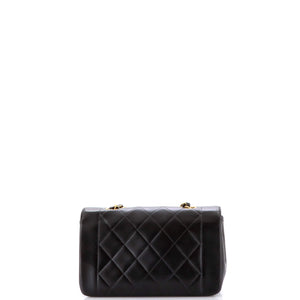 Vintage Diana Flap Bag Quilted Lambskin Small