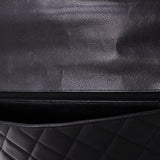 Vintage CC Briefcase Quilted Caviar Large