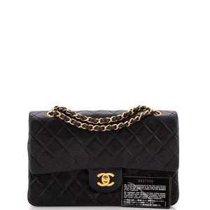 Vintage Classic Double Flap Bag Quilted Lambskin Medium