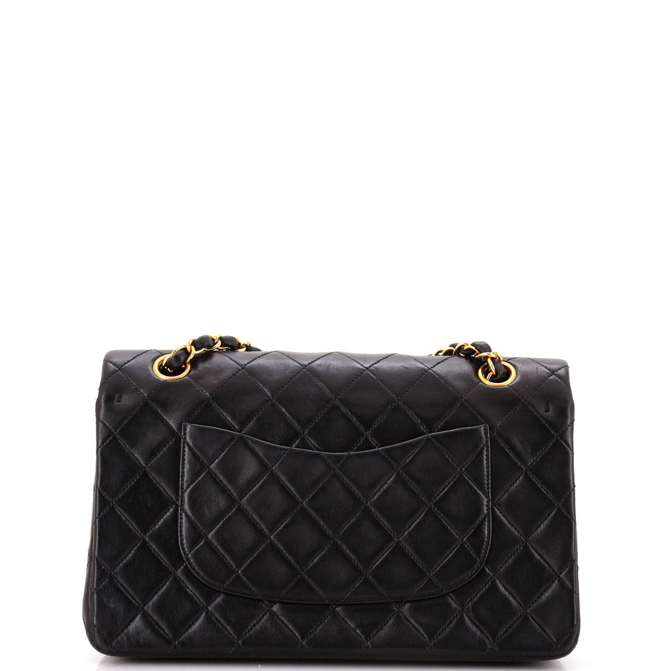 Vintage Classic Double Flap Bag Quilted Lambskin Medium