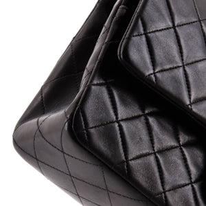 Vintage Classic Double Flap Bag Quilted Lambskin Medium