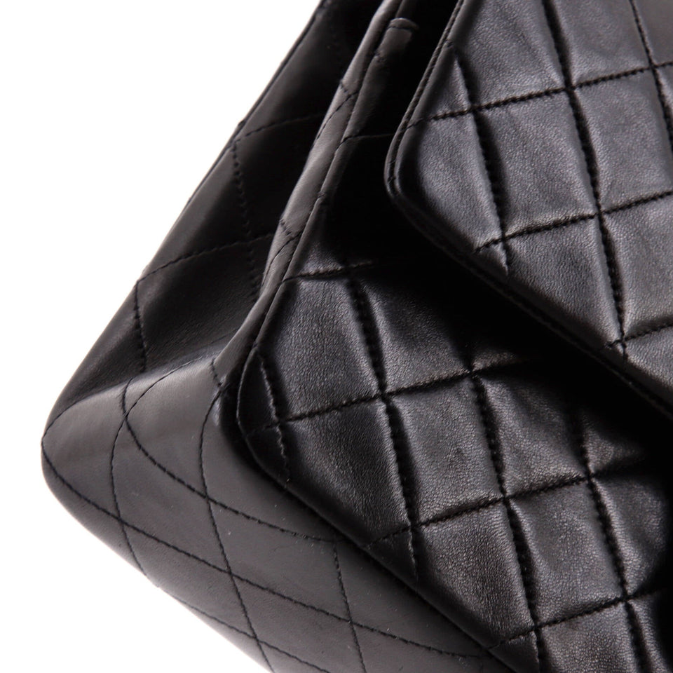 Vintage Classic Double Flap Bag Quilted Lambskin Medium