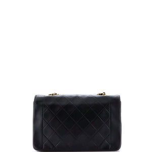 Vintage Diana Flap Bag Quilted Lambskin Medium
