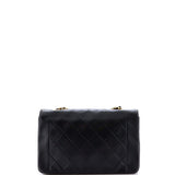 Vintage Diana Flap Bag Quilted Lambskin Medium