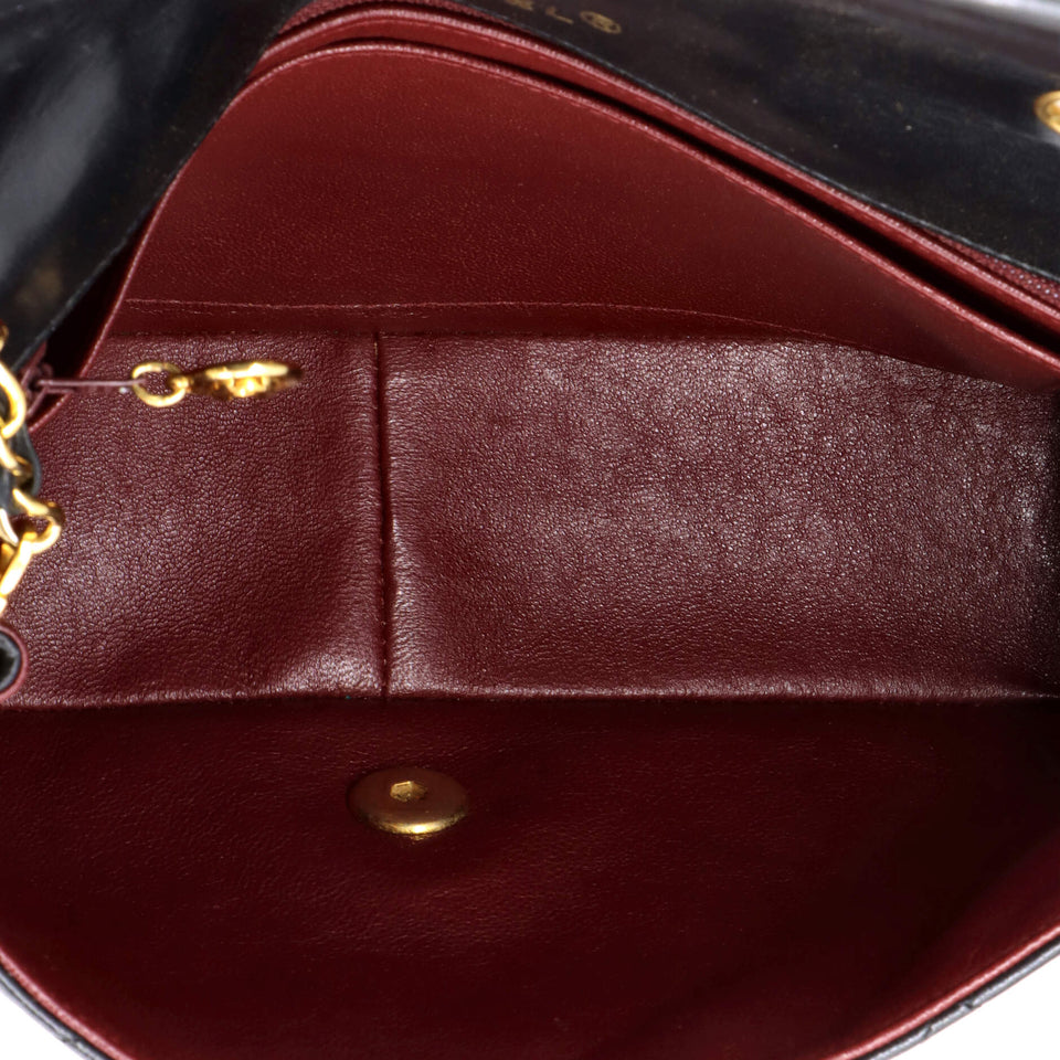 Vintage Diana Flap Bag Quilted Lambskin Medium