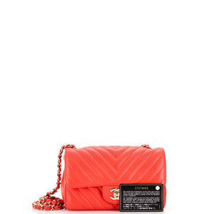 Classic Single Flap Bag Chevron Lambskin Mini