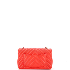 Classic Single Flap Bag Chevron Lambskin Mini
