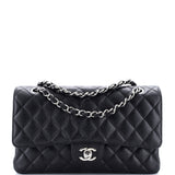 Classic Double Flap Bag Quilted Caviar Medium