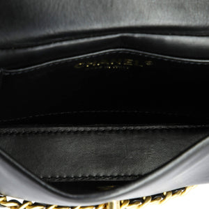 Nailed CC Full Flap Bag Quilted Calfskin Mini