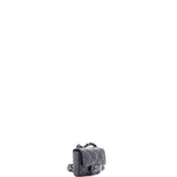 So Black Classic Flap Charm Chain Belt Bag Quilted Lambskin Mini