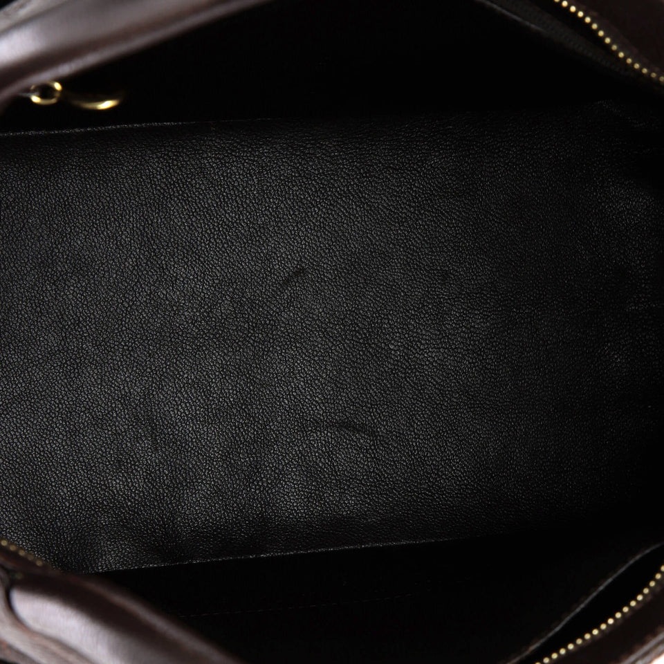 Medallion Tote Quilted Caviar