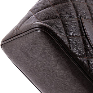 Medallion Tote Quilted Caviar