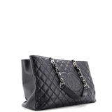 Grand Shopping Tote Quilted Caviar XL