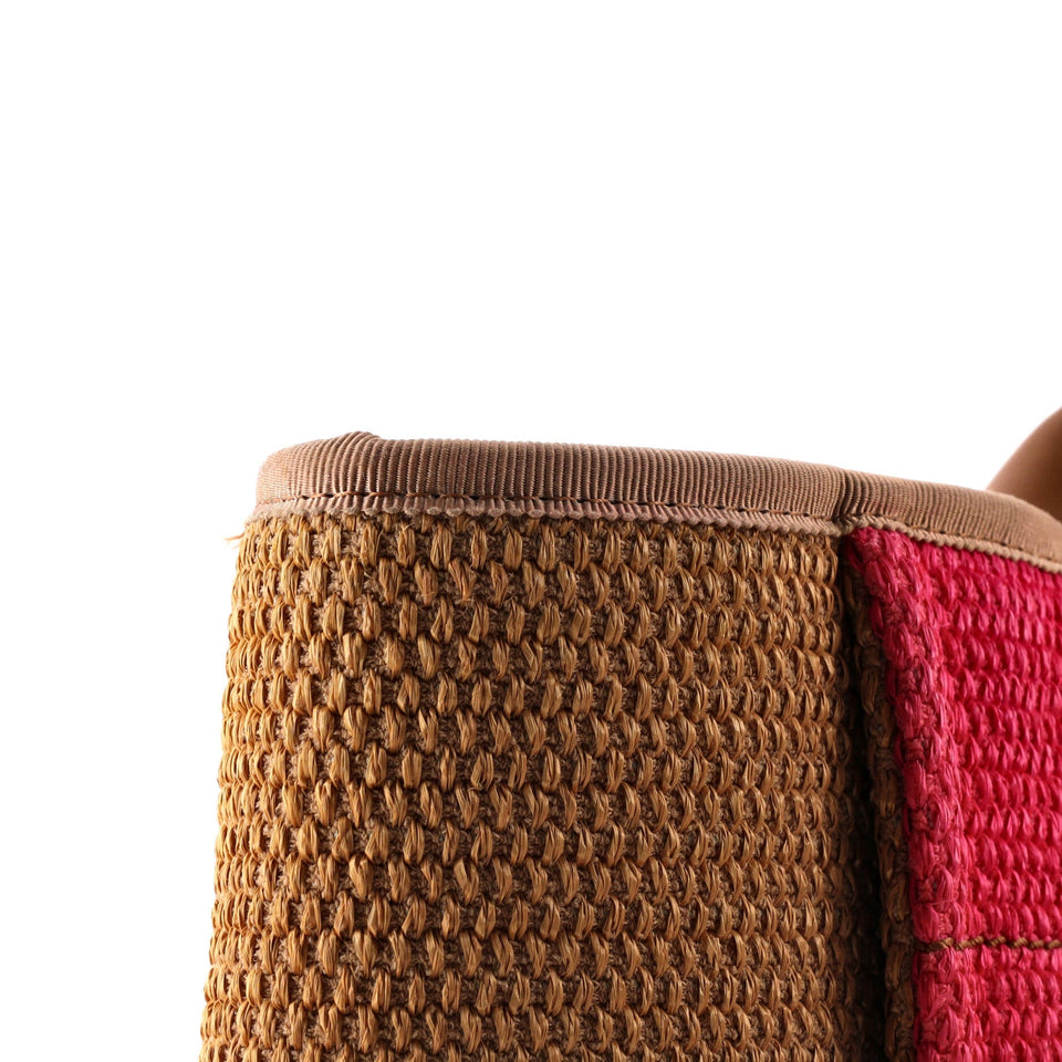 Deauville Tote Striped Viscose Canvas Medium