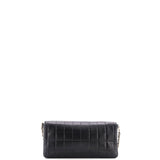 Chocolate Bar Flap Bag Quilted Lambskin East West