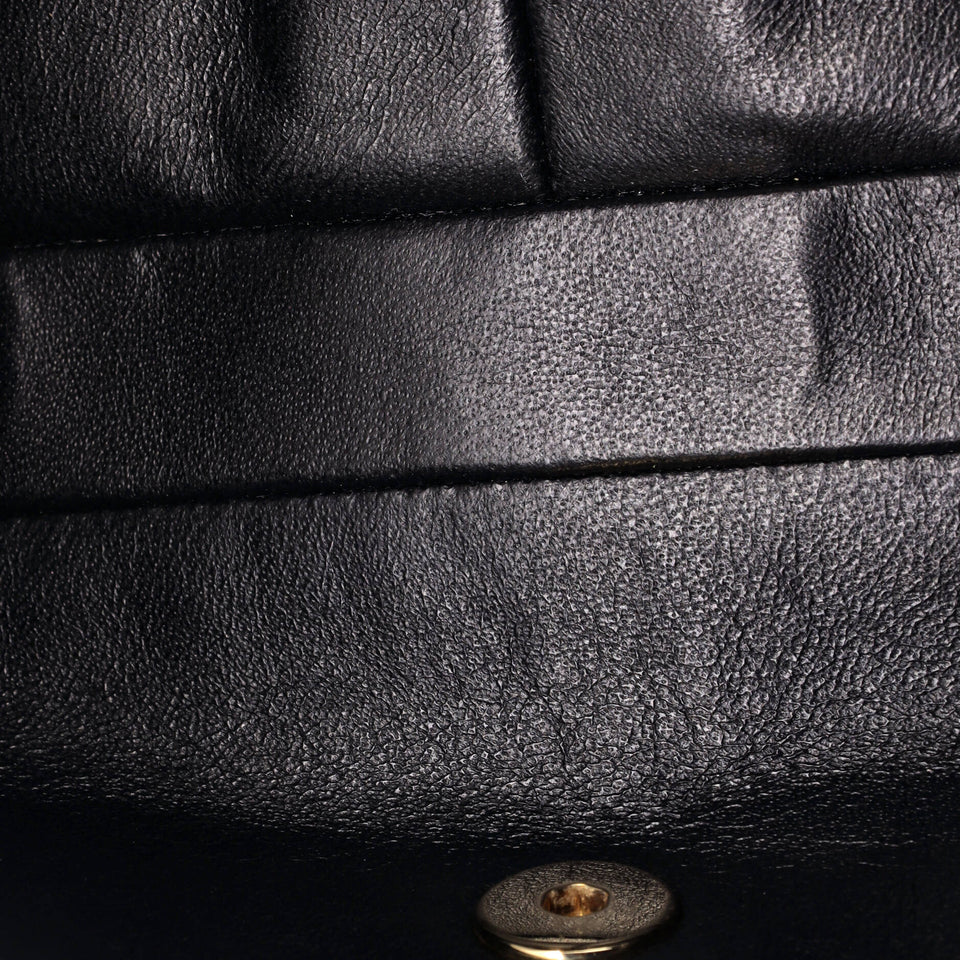 Chocolate Bar Flap Bag Quilted Lambskin East West