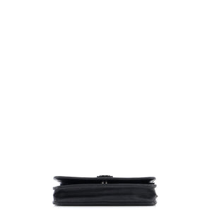 So Black Boy Wallet on Chain Quilted Caviar