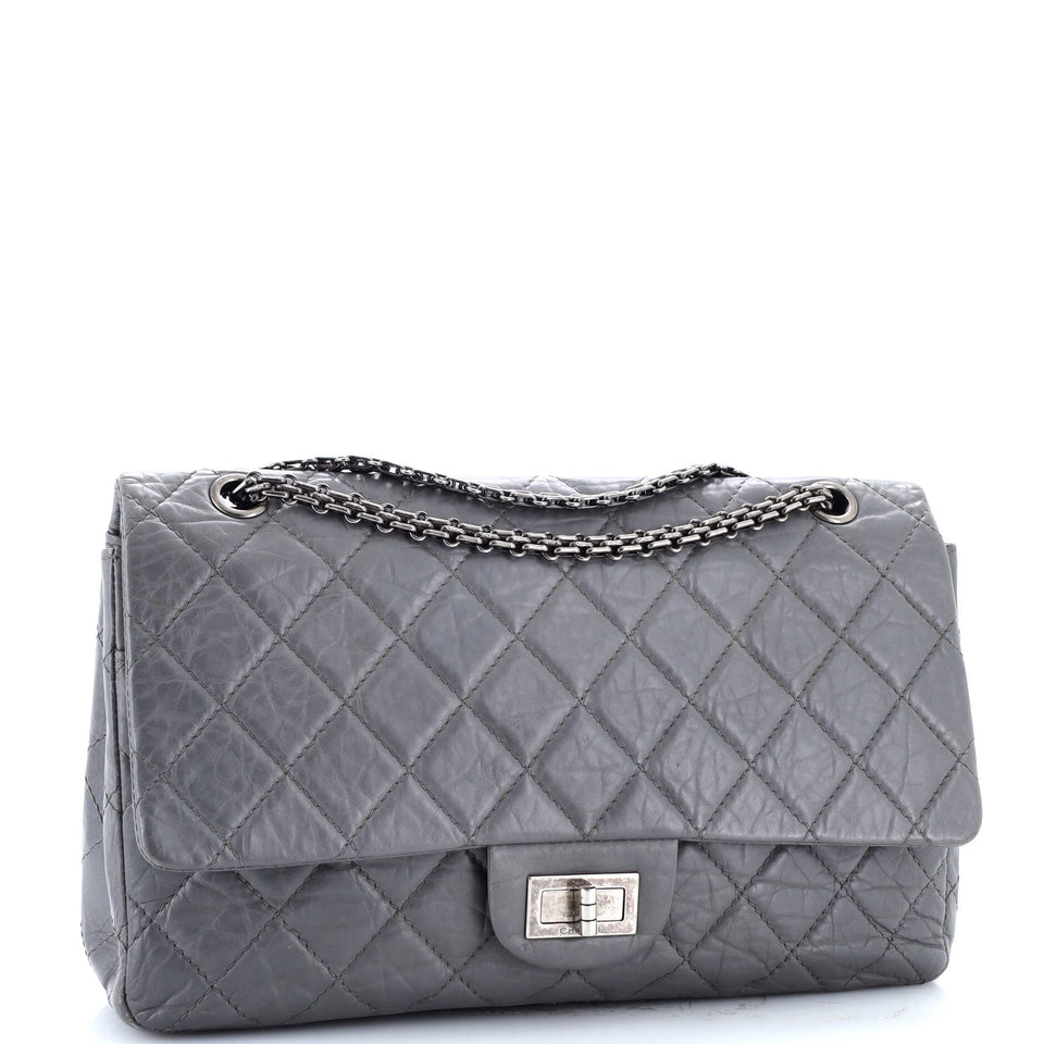 Reissue 2.55 Flap Bag Quilted Aged Calfskin 227