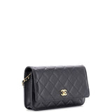 Wallet on Chain Quilted Lambskin