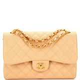 Classic Double Flap Bag Quilted Caviar Jumbo