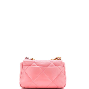 19 Flap Bag Quilted Leather Medium
