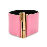 CC Cuff Bracelet Leather with Metal