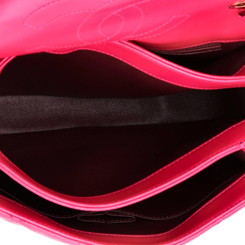 Trendy CC Top Handle Bag Quilted Lambskin Small